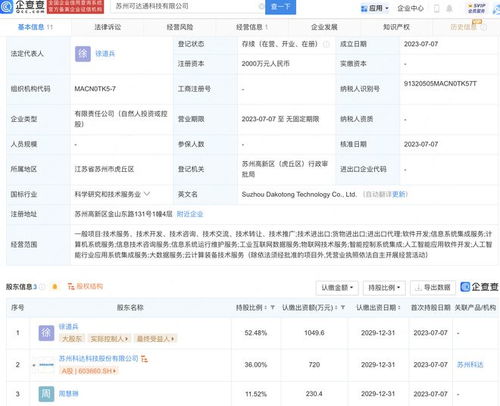 苏州科达参设新公司，深化物联网技术服务布局